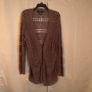 Crochet look tunic/sweater